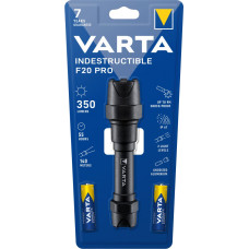 Varta Indestructible F20 Pro Melns Rokas lukturis LED