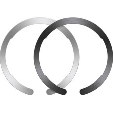 ESR Adapter for Magsafe ESR HaloLock Ring for smartphone 2pcs. (black/silver)