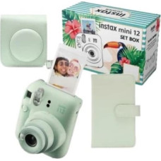 Fujifilm Camera Instax mini 12 BIG BUNDLE (camera+ case + album) green