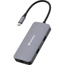 Verbatim CMH-05 C tipo USB 5000 Mbit/ai Sidabras