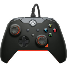 PDP 049-012-GO žaidimų valdiklis Juoda, Oranžinė USB Žaidimų pultelis Analoginis / skaitmeninis Xbox One, Xbox One X, Xbox Series S, Xbox Series X, PC