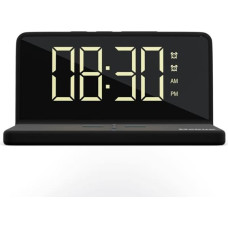 Mebus 25622  Digital Alarm Clock with wireless Charger