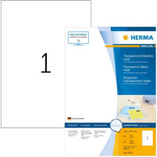 Herma transp. Labels 210X297 100 Sheets matt   80 pcs. 10783