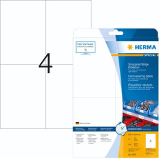 Herma Hardwearing Labels 105x148 25 Sheets DIN A4 100 pcs. 4697