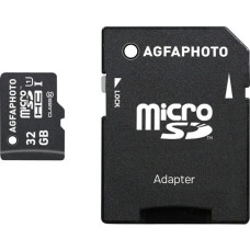 Agfaphoto MicroSDHC UHS-I   32GB High Speed Class 10 U1 + Adapter