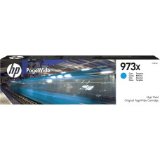 HP 973X High Yield Cyan Original PageWide Cartridge