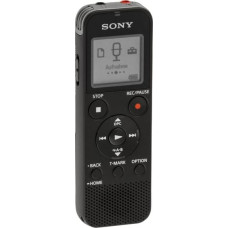 Sony ICD-PX470 diktofonas Vidinė atmintis ir atminties kortelė Juoda