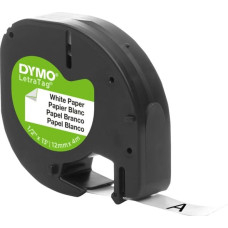 Dymo Letratag Band Paper white 12 mm x 4 m