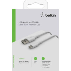 Belkin Micro-USB/USB-A 1m PVC white CAB005bt1MWH