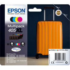 Epson 405XL DURABrite Ultra rašalo kasetė 1 vnt Originalus Didelė (XL) išeiga Juoda, Žydras, Rausvai raudona, Geltona