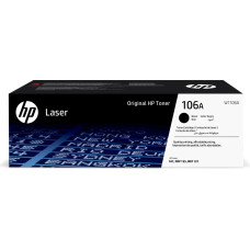 HP 106A Black Original Laser Toner Cartridge tonerio kasetė 1 vnt Originalus Juoda