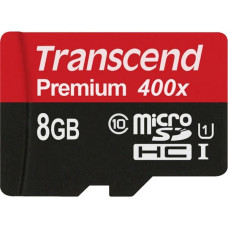 Transcend microSDHC          8GB Class 10 UHS-I 400X