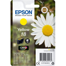 Epson Daisy C13T18044012 rašalo kasetė 1 vnt Originalus Standartinė išeiga Geltona