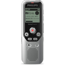 Philips DVT1250 diktofonas Vidinė atmintis ir atminties kortelė Juoda, Pilka