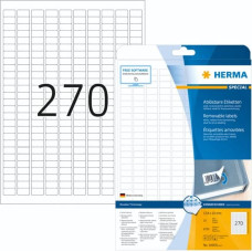 Herma Removable Labels   17,8x10 25 Sh. DIN A4 6750 pcs. 10000