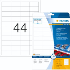 Herma Hardwearing Labels   4690 25 Sheets 1100 pcs.  48,3x25,4