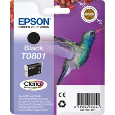 Epson Hummingbird Singlepack Black T0801 Claria Photographic Ink