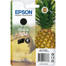 Epson 604 rašalo kasetė 1 vnt Originalus Standartinė išeiga Juoda