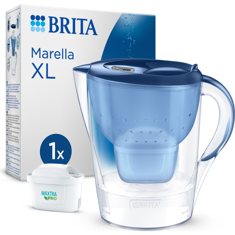 Brita Marella XL Mechaninis vandens filtras 3,5 L Mėlyna