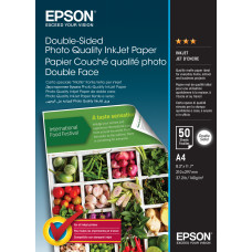 Epson Double-Sided Photo Quality Inkjet kopijavimo popierius A4 (210x297 mm) Matinis 50 lapai