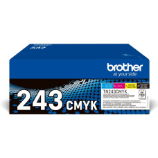 Brother TN-243CMYK tonerio kasetė 1 vnt Originalus Juoda, Žydras, Rausvai raudona, Geltona