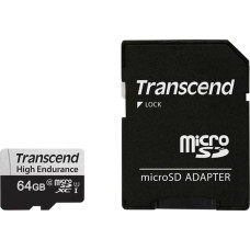 Transcend MEMORY MICRO SDXC 64GB W/ADAPT/UHS-I TS64GUSD350V TRANSCEND