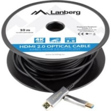 Lanberg HDMI Cable M/M v2. 10M black optical AOC