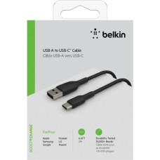 Belkin USB-C/USB-A Cable 2m braided, black CAB002bt2MBK