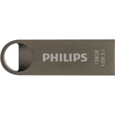 Philips Moon Edition 3.1 USB atmintukas 128 GB USB A tipo 3.2 Gen 1 (3.1 Gen 1) Pilka