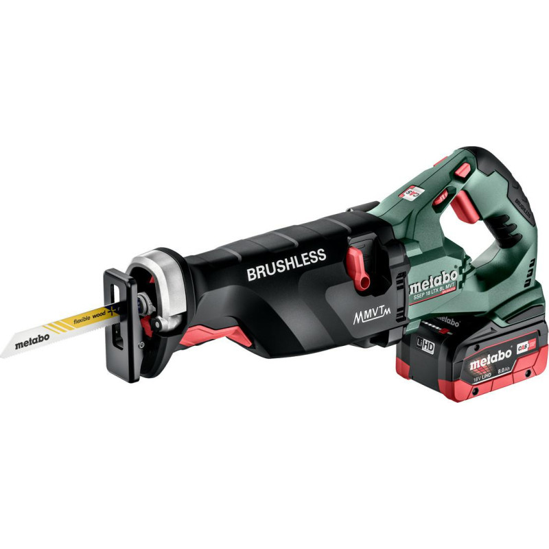 Metabo .PIŁA SZABLASTA SSEP 18 LTX BL MVT 2x8,0Ah LiHD METABOX