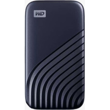 Western Digital External SSD|WESTERN DIGITAL|My Passport|500GB|USB-C|Write speed 1000 MBytes/sec|Read speed 1050 MBytes/sec|Proprietary|WDBAGF5000ABL-WESN