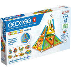 Geomag Supercolor Panels Recycled 78-piece GEOMAG GEO-379