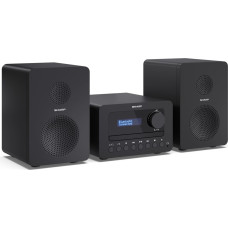 Sharp TOKYO DAB+ HI-FI Micro System Namų garso mikro sistema 40 W Juoda