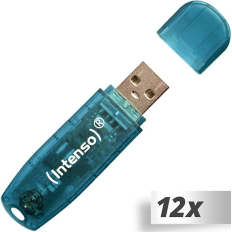 Intenso 12x1 Intenso Rainbow Line    4GB USB Stick 2.0