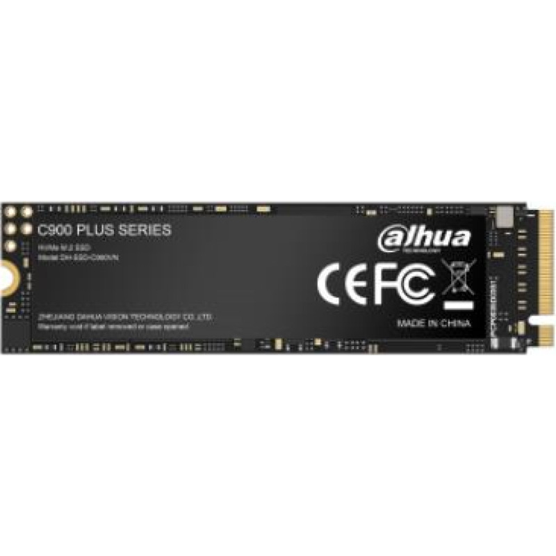 Dahua SSD|DAHUA|1TB|M.2|PCIe Gen3|NVMe|3D NAND|Write speed 3000 MBytes/sec|Read speed 3400 MBytes/sec|TBW 512 TB|MTBF 1500000 hours|SSD-C900VN1TB-B