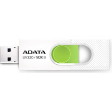 Adata MEMORY DRIVE FLASH USB3 512GB/WHITE AUV320-512G-RWHGN ADATA