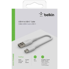 Belkin USB-C/USB-A Cable 15cm PVC, white CAB001bt0MWH