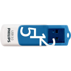 Philips FM51FD001B/00 USB atmintukas 51 GB USB A tipo 3.2 Gen 1 (3.1 Gen 1) Mėlyna, Balta