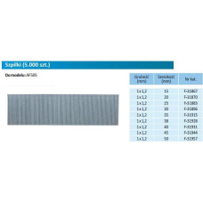 Makita 18GA 1.0x45mm /5000vnt.