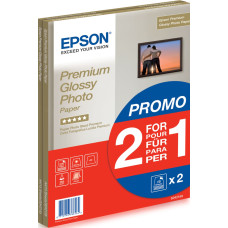 Epson Premium Glossy Photo Paper - 2 už 1, DIN A4, 255g/m², 30 sheets