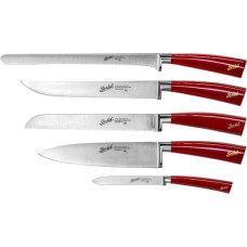 Berkel Elegance Red Chef knife set 5-pcs.