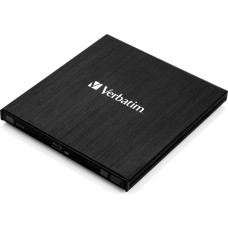 Verbatim External Slimline optinių diskų įrenginys Blu-Ray RW Juoda