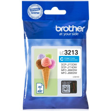 Brother LC-3213C rašalo kasetė Originalus Didelė (XL) išeiga Žydras