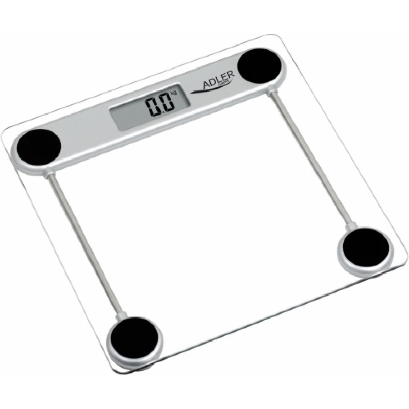 Adler Bathroom Scale AD 8121 Silver