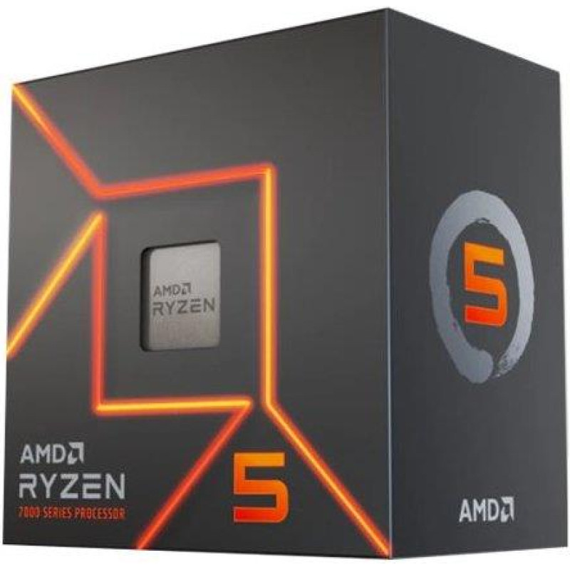 AMD CPU|AMD|Desktop|Ryzen 5|7600|Raphael AM5|3800 MHz|Cores 6|32MB|Socket SAM5|65 Watts|GPU Radeon|BOX|100-100001015BOX