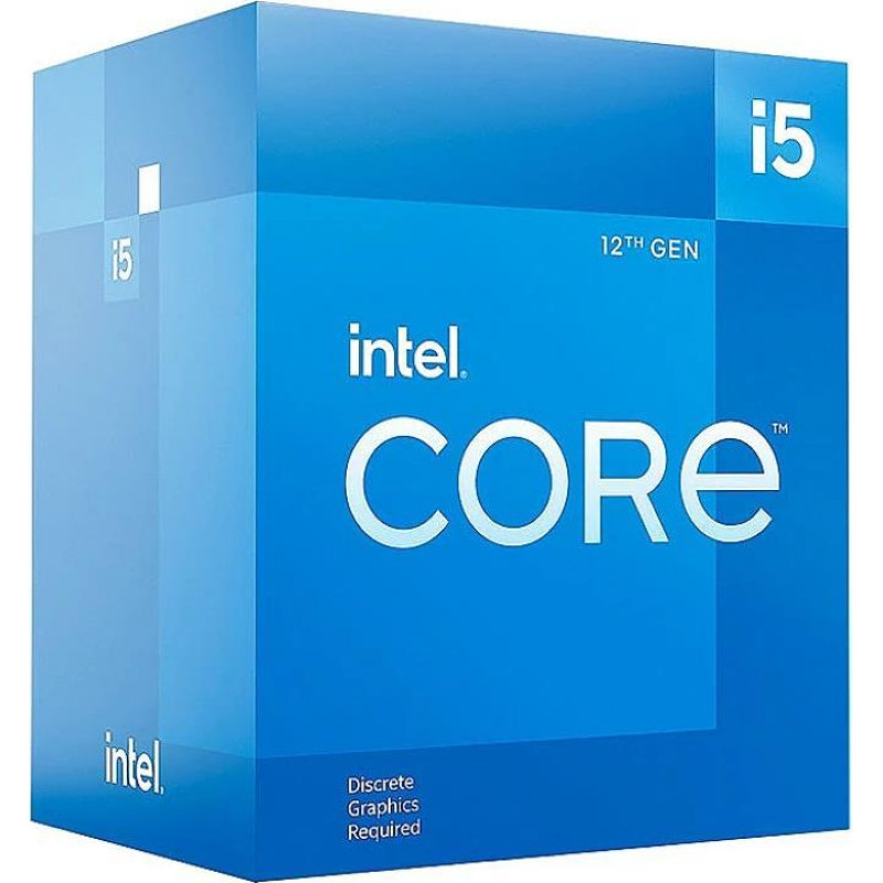 Intel CPU|INTEL|Desktop|Core i5|i5-12400F|Alder Lake|2500 MHz|Cores 6|18MB|Socket LGA1700|65 Watts|BOX|BX8071512400FSRL5Z