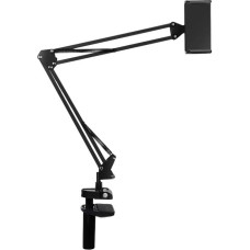 Puluz Desk stand Puluz with phone/tablet holder (black)