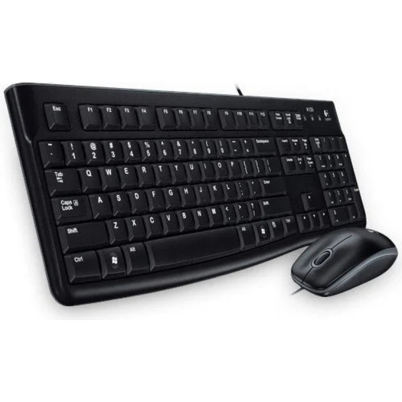 Logitech MK120 Wireless Keyboard & Mouse Black