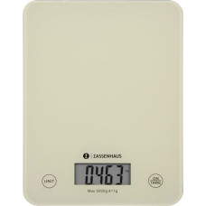 Zassenhaus Kitchen Scale Digital Scale Balance Cool Cream