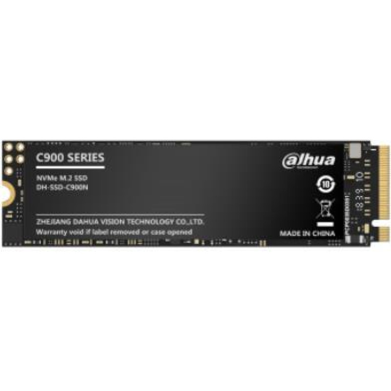 Dahua SSD|DAHUA|256GB|M.2|PCIe Gen3|NVMe|3D NAND|Write speed 1050 MBytes/sec|Read speed 2000 MBytes/sec|TBW 128 TB|MTBF 1500000 hours|SSD-C900N256G